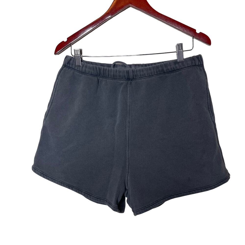 Joah Brown Fitted Sweat Shorts Gray Womens M/L - Picture 2 of 8